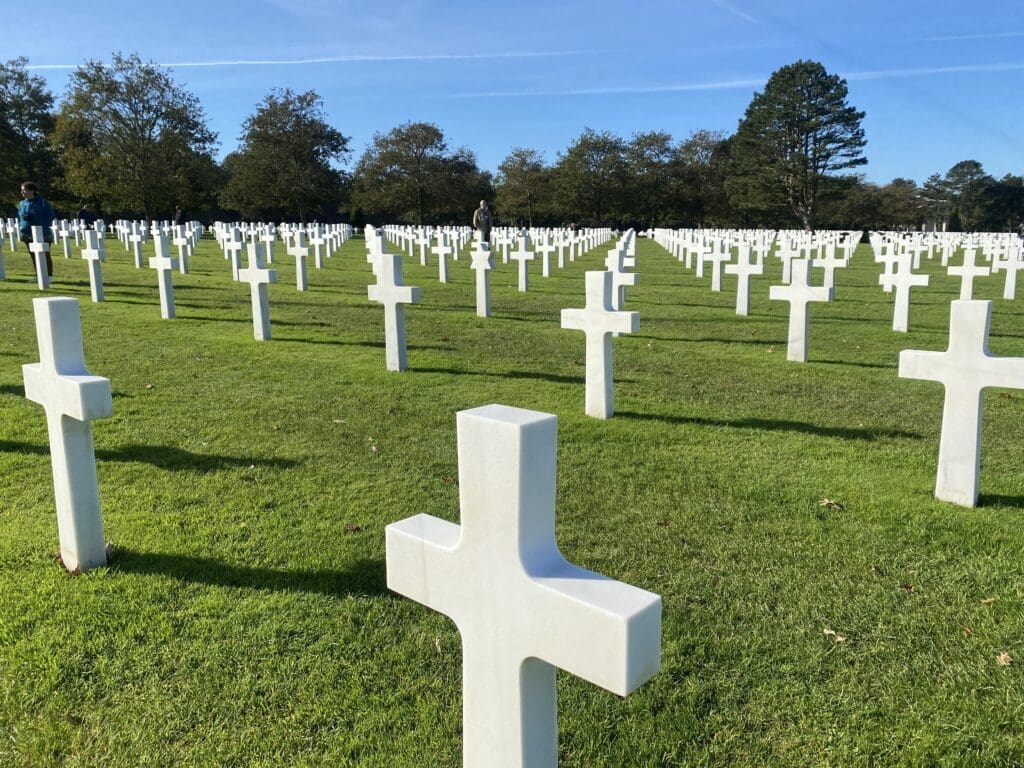normandy american cemetery 