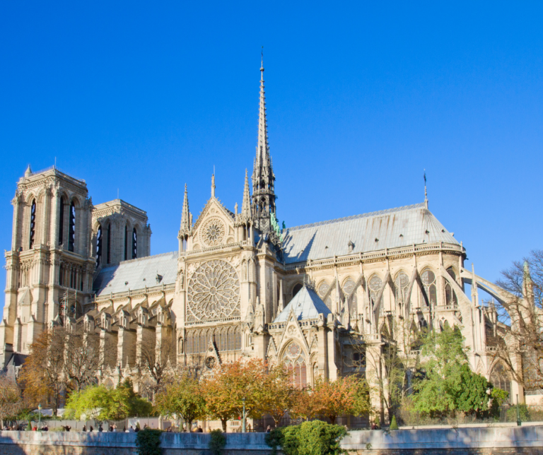 Notre Dame Cathedral in Paris France
