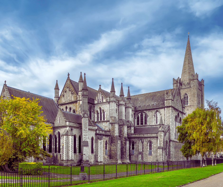 Philafrenzy, CC BY-SA 4.0 <https://creativecommons.org/licenses/by-sa/4.0>, via Wikimedia Commons exterior of St. Patrick's cathedral-top things to see in Dublin, Ireland