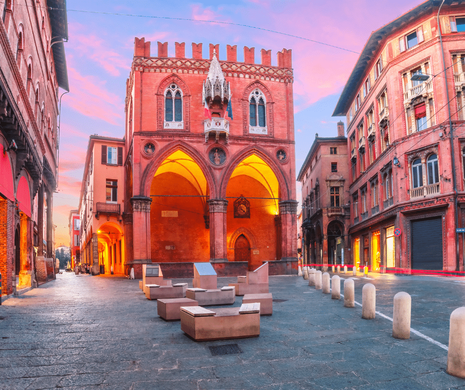 Palazzo della Mercanzia. Bologna, Italy
