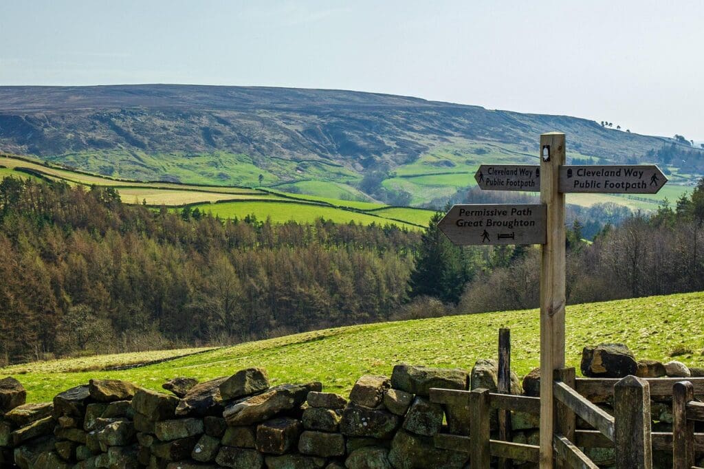 Cleveland way yorkshire England