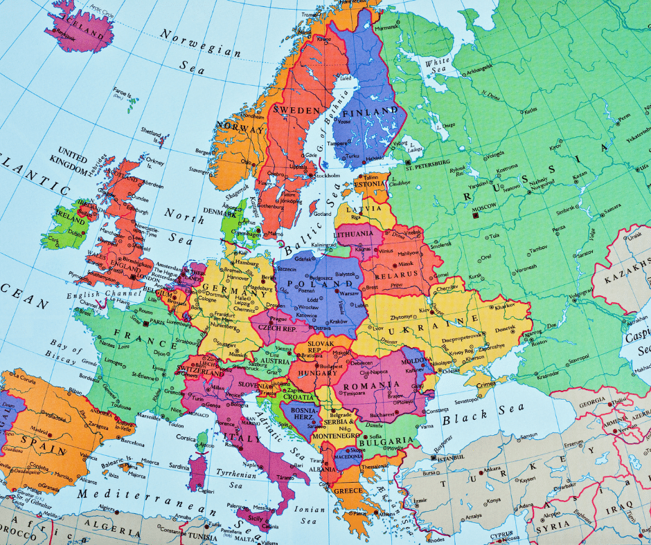 map of europe