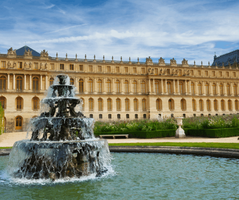famous pyramid palace of versailles