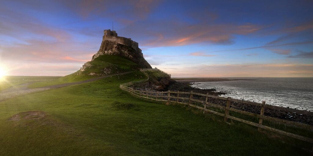 Lindisfarne castle, Northumberland, England