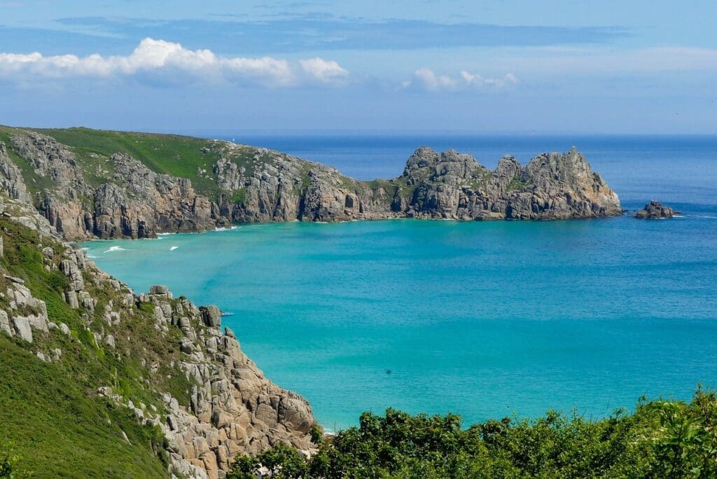 Porthcurno Beach england